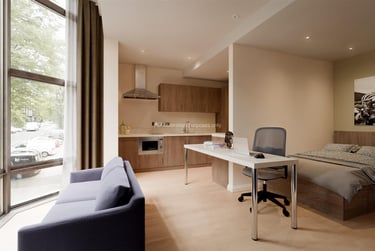 1 bed studio, Elmwood Avenue, City Centre, Belfast, BT96AY - Image 15